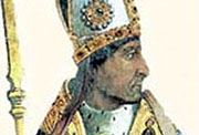 Retrato del cardenal Cisneros (1436-1517), por Juan de Borgoña, en la sala capitular de la Catedral primada