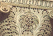 Constantinopla. Detalle decorativo en un capitel de Santa Sofía.