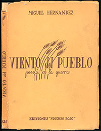 Portada de «Viento del pueblo» (1937)