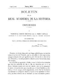 Veintiuna cartas inéditas de D. Pedro Estala dirigidas a D. Juan Pablo Forner, bajo el nombre arcádico 