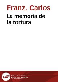 La memoria de la tortura