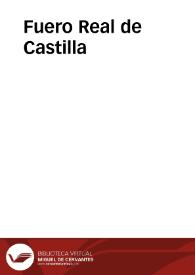Fuero Real de Castilla