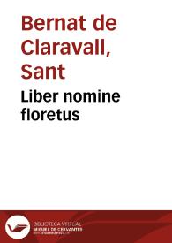 Liber nomine floretus