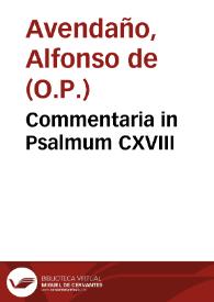 Commentaria in Psalmum CXVIII