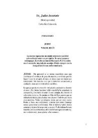 Yo, Judas Iscariote / Carlos Etxeba | Biblioteca Virtual Miguel de Cervantes