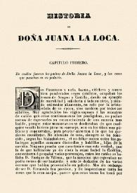 Historia de la célebre Reina de España Doña Juana, llamada vulgarmente, La Loca | Biblioteca Virtual Miguel de Cervantes