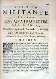 Virtud militante / Francisco de Quevedo | Biblioteca Virtual Miguel de Cervantes