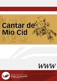 Cantar de Mio Cid / dirección María del Carmen Gutiérrez Aja, Timoteo Riaño Rodríguez | Biblioteca Virtual Miguel de Cervantes