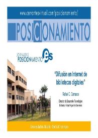 Difusión en Internet de bibliotecas digitales / Rafael Carrasco | Biblioteca Virtual Miguel de Cervantes