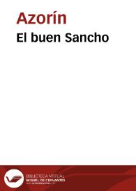El buen Sancho | Biblioteca Virtual Miguel de Cervantes
