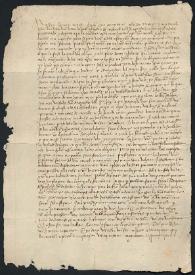 [Carta de desafiament de Miquel de Vivers a Jaume March] | Biblioteca Virtual Miguel de Cervantes