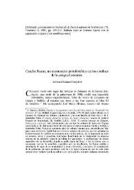 Cancho Roano, un monumento protohistórico en los confines de la antigua Lusitania / Antonio Blanco Freijeiro | Biblioteca Virtual Miguel de Cervantes