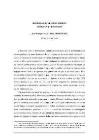 Memorias de nuestro tiempo : teóricos y creadores / José Enrique Martínez Fernández | Biblioteca Virtual Miguel de Cervantes