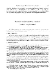 Mosaicos hispanos de tema homérico / José María Blázquez Martínez | Biblioteca Virtual Miguel de Cervantes