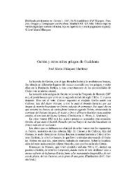 Gerión y otros mitos griegos de Occidente / José María Blázquez Martínez | Biblioteca Virtual Miguel de Cervantes