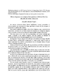 Ritos religiosos en la época ibero-púnica o Ibérico II en La Alcudia de Elche (Alicante) / Alejandro Ramos Folqués | Biblioteca Virtual Miguel de Cervantes