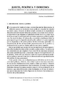 Jueces, política y derecho : particularidades y alcances de la justicia | Biblioteca Virtual Miguel de Cervantes
