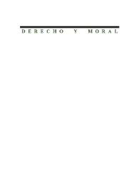 Dimensiones morales del Derecho | Biblioteca Virtual Miguel de Cervantes