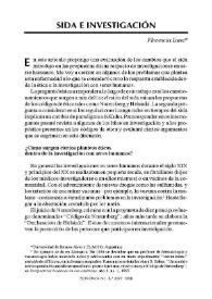 Sida e investigación / Florencia Luna | Biblioteca Virtual Miguel de Cervantes