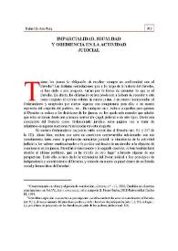 Imparcialidad, igualdad y obediencia en la actividad judicial | Biblioteca Virtual Miguel de Cervantes