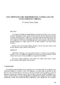 Una propuesta de terminología castellana en Climatología urbana | Biblioteca Virtual Miguel de Cervantes