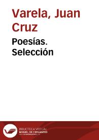 Poesías. Selección / Juan Cruz Varela | Biblioteca Virtual Miguel de Cervantes
