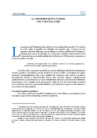 La discriminación inversa y el caso Kalanke / Alfonso Ruiz Miguel | Biblioteca Virtual Miguel de Cervantes