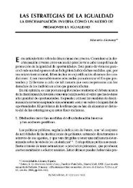 Las estrategias de la igualdad / Macario Alemany | Biblioteca Virtual Miguel de Cervantes
