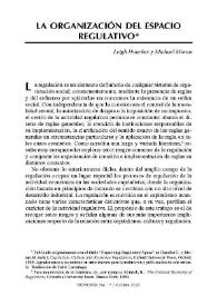 La organización del espacio regulativo / Leigh Hancher; Michael Moran | Biblioteca Virtual Miguel de Cervantes