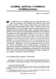 Guerra, justicia y derecho internacional / Alfonso Ruiz Miguel | Biblioteca Virtual Miguel de Cervantes