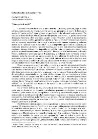 Sobre el ámbito de la razón poética / Carmen Revilla | Biblioteca Virtual Miguel de Cervantes