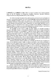Revista de Hispanismo Filosófico, núm. 6 (2001) / Amable Fernández Sanz... [et.al.] | Biblioteca Virtual Miguel de Cervantes