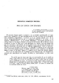 Rima en cesura con sinalefa / Sebastián Mariner Bigorra | Biblioteca Virtual Miguel de Cervantes