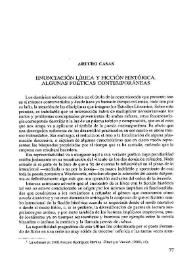 Enunciación lírica y ficción histórica. Algunas poéticas contemporáneas / Arturo Casas | Biblioteca Virtual Miguel de Cervantes