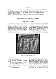 El relieve arcaizante de Palma de Mallorca / Antonio García y Bellido | Biblioteca Virtual Miguel de Cervantes