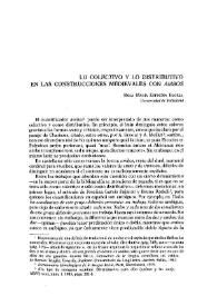 Lo colectivo y lo distributivo en las construcciones medievales con "ambos" | Biblioteca Virtual Miguel de Cervantes