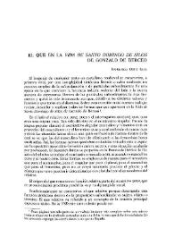 El "que" en la "vida de Santo Domingo de Silos" de Gonzalo de Berceo | Biblioteca Virtual Miguel de Cervantes