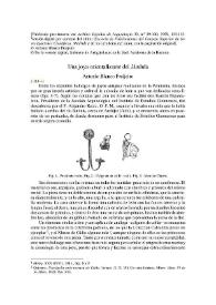 Una joya orientalizante del Jándula / Antonio Blanco Freijeiro | Biblioteca Virtual Miguel de Cervantes