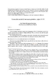 Extracción social del monacato primitivo, siglos IV-VI / José María Blázquez Martínez | Biblioteca Virtual Miguel de Cervantes