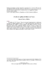 El taller de sigillata de Martres-de Veyre / Antonio García y Bellido | Biblioteca Virtual Miguel de Cervantes