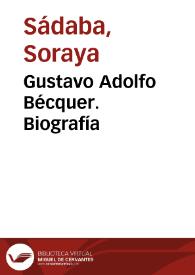 Gustavo Adolfo Bécquer. Biografía | Biblioteca Virtual Miguel de Cervantes