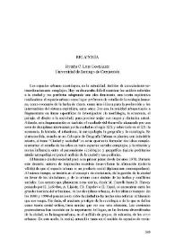Relatoría / Rubén C. Lois González | Biblioteca Virtual Miguel de Cervantes