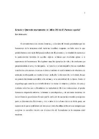 Estacio y Quevedo nuevamente: el idilio 385 de "El Parnaso español" | Biblioteca Virtual Miguel de Cervantes