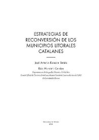 Estrategias de reconversión de los municipios litorales catalanes / José Antonio Donaire Benito y Lluís Mundet i Cerdan | Biblioteca Virtual Miguel de Cervantes