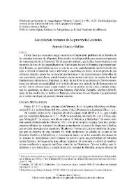 Las colonias romanas de la provincia Lusitania / Antonio García y Bellido | Biblioteca Virtual Miguel de Cervantes