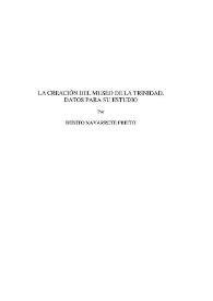 La creación del Museo de la Trinidad. Datos para su estudio / Benito Navarrete Prieto | Biblioteca Virtual Miguel de Cervantes