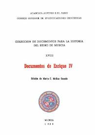 Documentos de Enrique IV / edición de María C. Molina Grande | Biblioteca Virtual Miguel de Cervantes