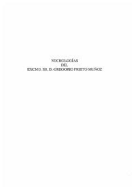 Necrologías del Excmo. Sr. D. Gregorio Prieto Muñoz / Enrique Pardo Canalís | Biblioteca Virtual Miguel de Cervantes