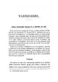 Nuevas inscripciones romanas de la provincia de Jaén / Fidel Fita | Biblioteca Virtual Miguel de Cervantes