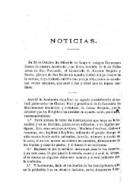 Noticias. Boletín de la Real Academia de la Historia, tomo 39 (noviembre 1901). Cuaderno V / F.F., C.F.D. | Biblioteca Virtual Miguel de Cervantes